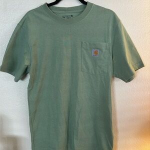 Carhartt Men's Green Pocket T-Shirt